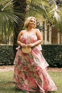 Bloom Strapless Maxi Dress