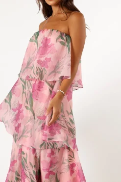 Bloom Strapless Maxi Dress