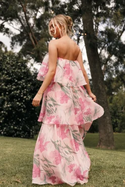Bloom Strapless Maxi Dress