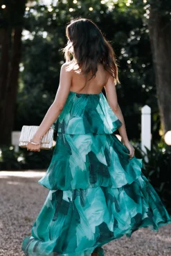 Bloom Strapless Maxi Dress