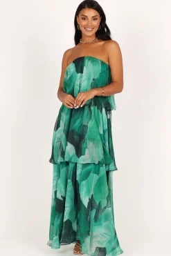 Bloom Strapless Maxi Dress