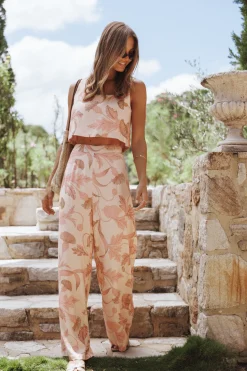 Brayden Wide Leg Linen Pant