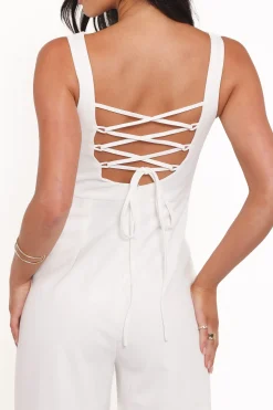 Brenda Lace Back Jumpsuit