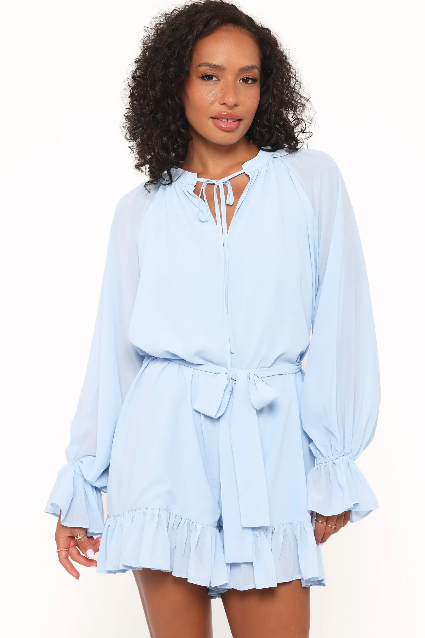 Brianna Long Sleeve Romper
