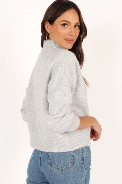 Brianna Mockneck Knit Sweater