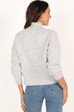 Brianna Mockneck Knit Sweater