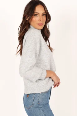 Brianna Mockneck Knit Sweater