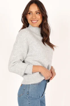 Brianna Mockneck Knit Sweater
