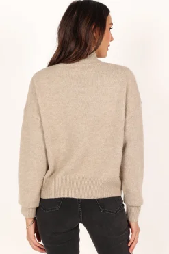 Brianna Mockneck Knit Sweater