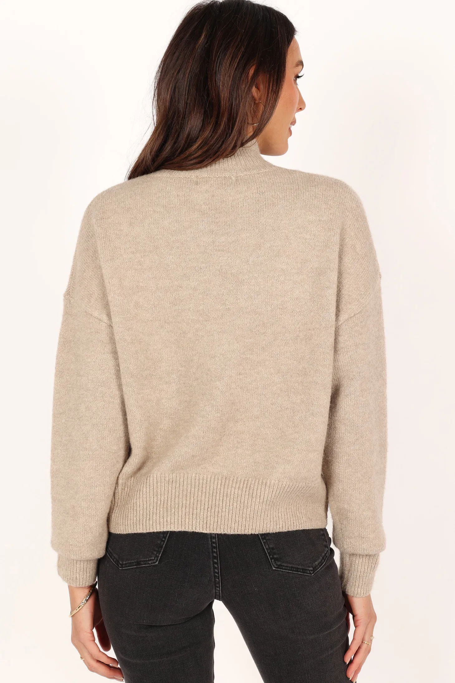 Brianna Mockneck Knit Sweater