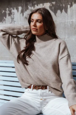 Brianna Mockneck Knit Sweater