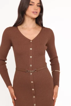 Brydie Long Sleeve Midi Dress