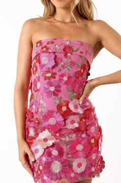Butterfields Strapless Mini Dress