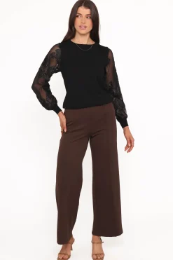 Cailin Sheer Sleeve Top