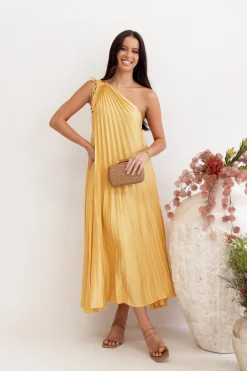 Cali One Shoulder Midi Dress