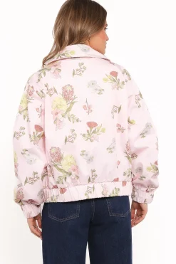 Calvin Floral Twill Zip Jacket