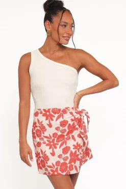 Calypso Wrap Mini Skirt