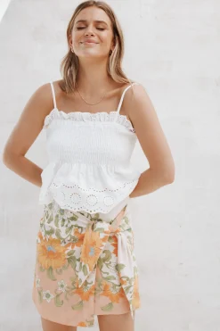 Calypso Wrap Mini Skirt