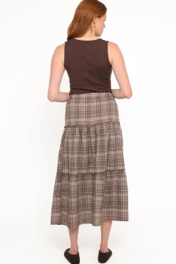 Campbell Tiered Maxi Skirt
