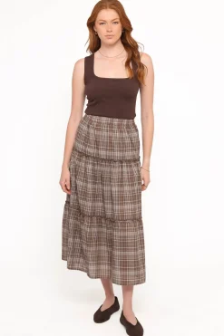 Campbell Tiered Maxi Skirt