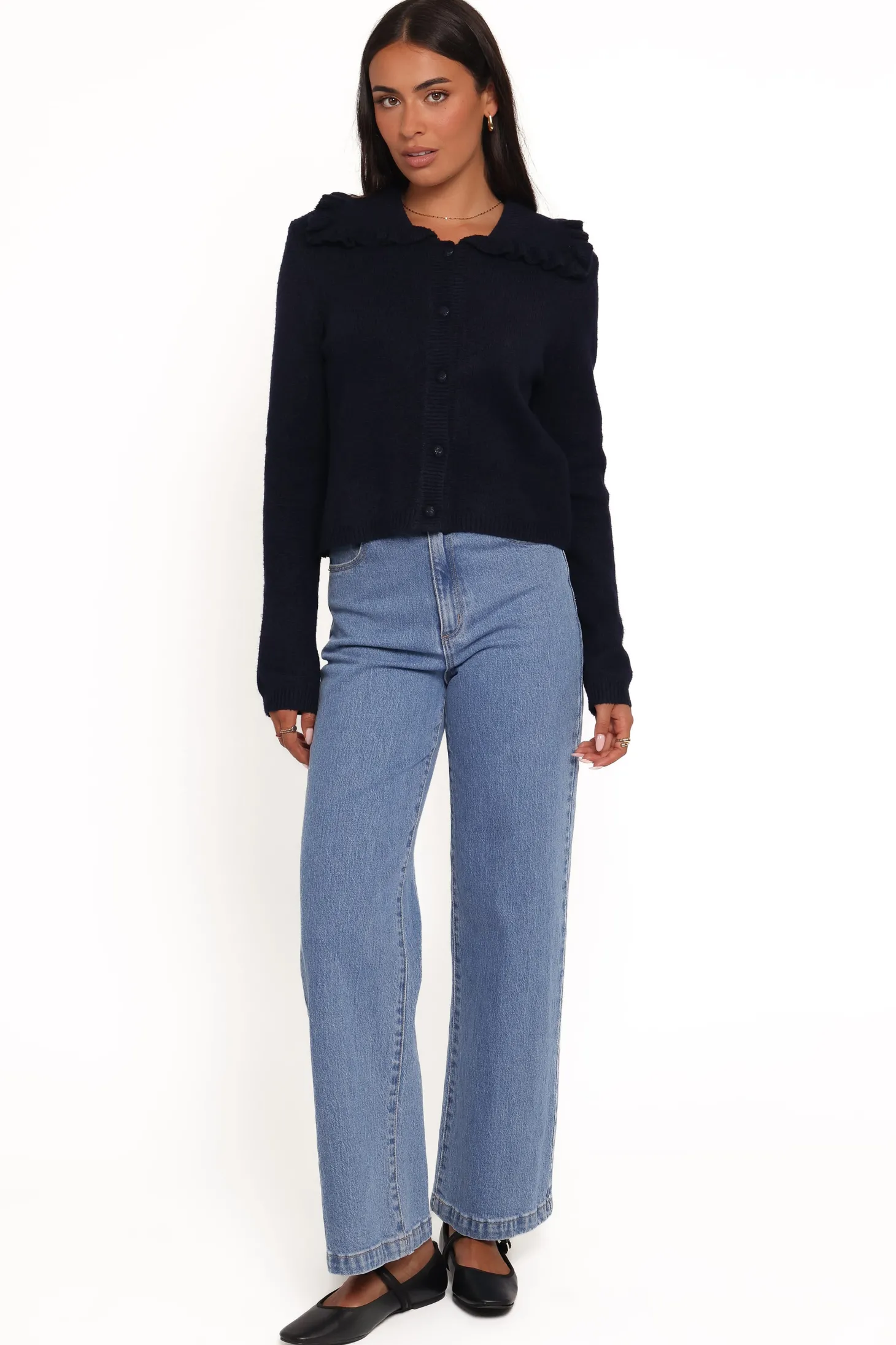 Carmello Frill Collar Cardigan