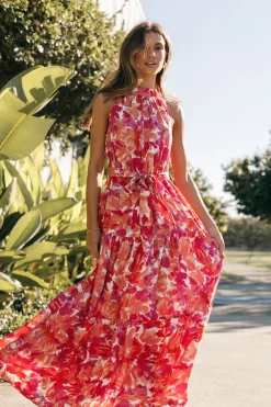 Caroline Maxi Halter Dress