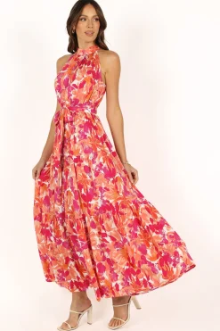 Caroline Maxi Halter Dress