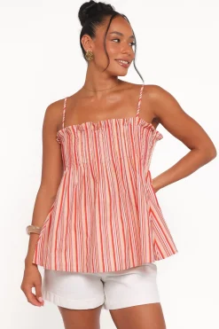 Carson Pleated Top
