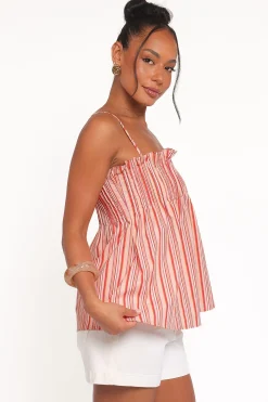 Carson Pleated Top