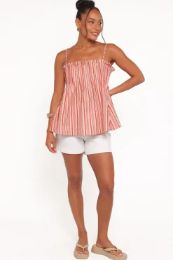 Carson Pleated Top