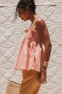Carson Pleated Top