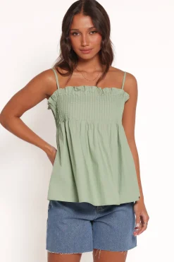 Carson Pleated Top