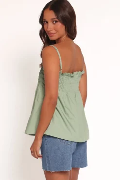 Carson Pleated Top