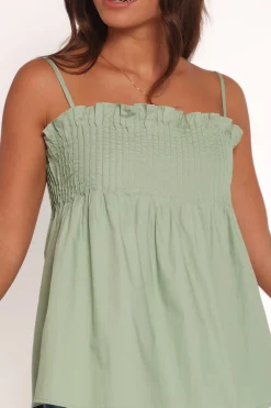 Carson Pleated Top