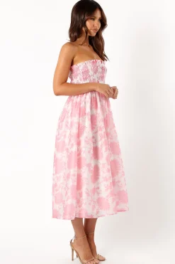 Carter Strapless Midi Dress