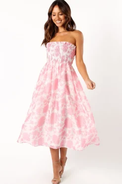Carter Strapless Midi Dress