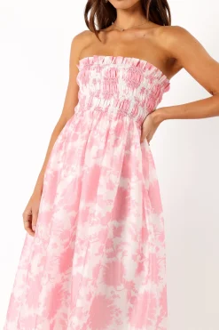Carter Strapless Midi Dress