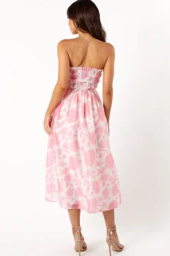 Carter Strapless Midi Dress