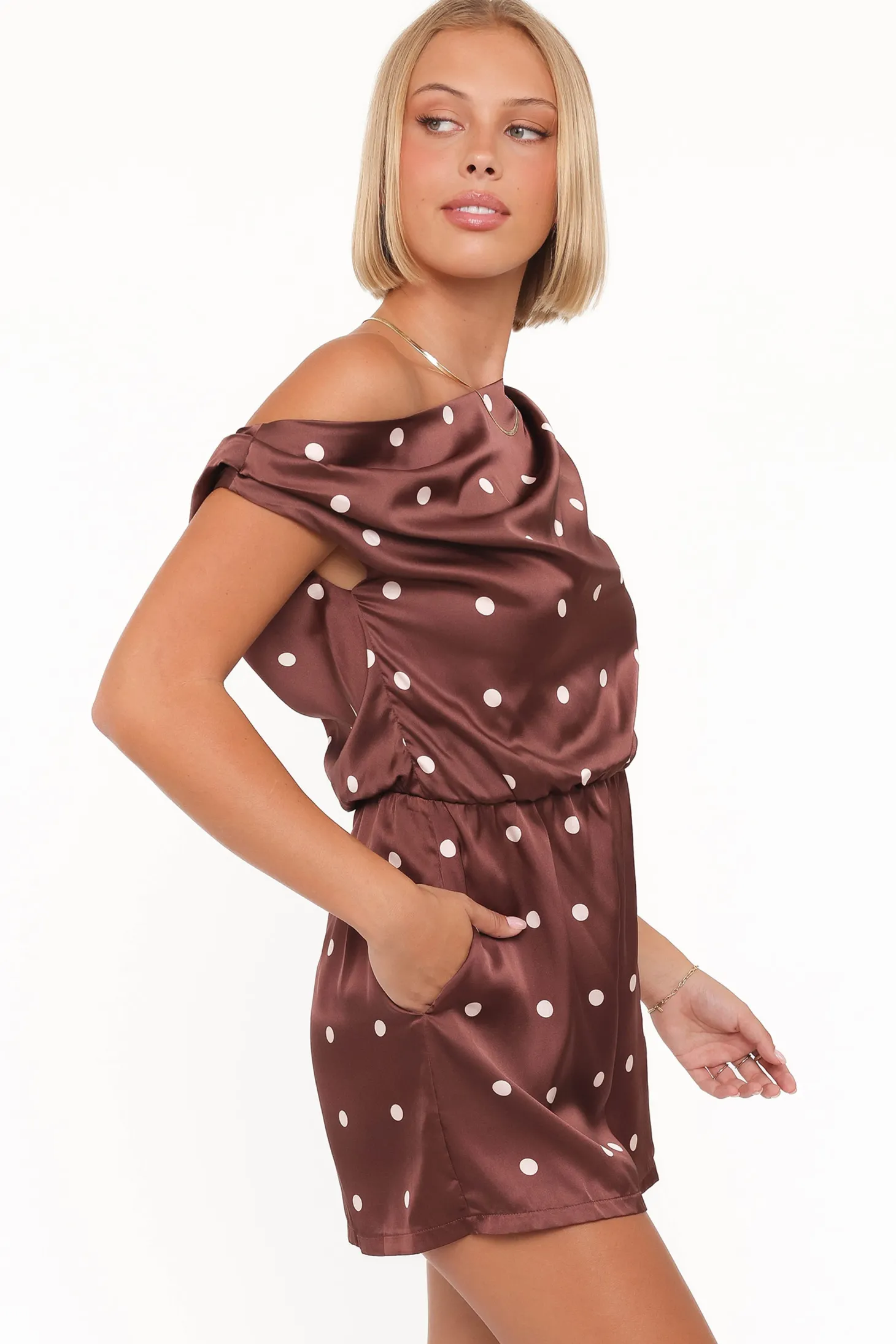 Cassidy One Shoulder Romper