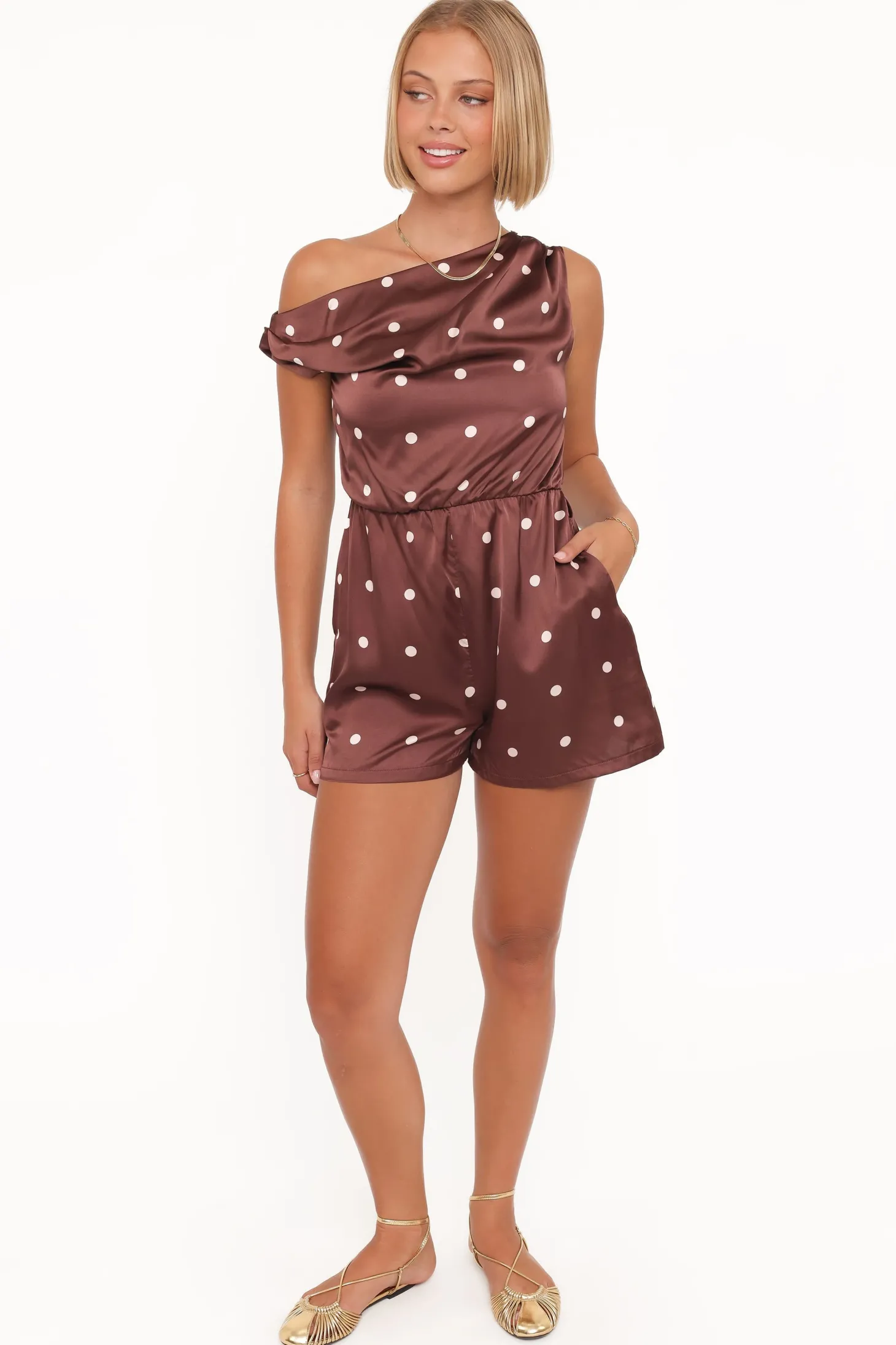 Cassidy One Shoulder Romper