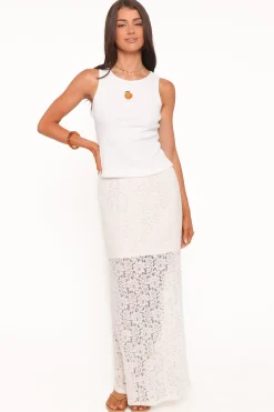 Cassie Lace Maxi Skirt