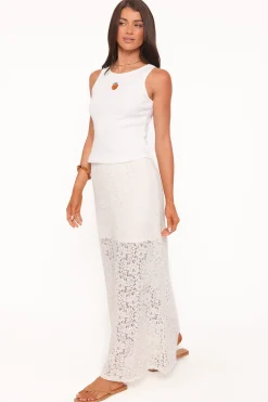 Cassie Lace Maxi Skirt
