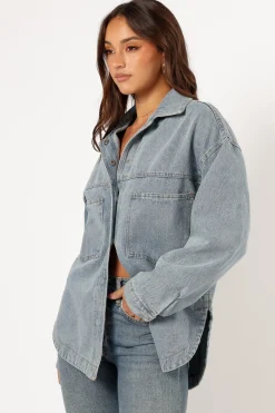 Cassie Oversized Denim Shacket