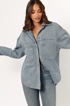 Cassie Oversized Denim Shacket