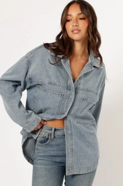 Cassie Oversized Denim Shacket
