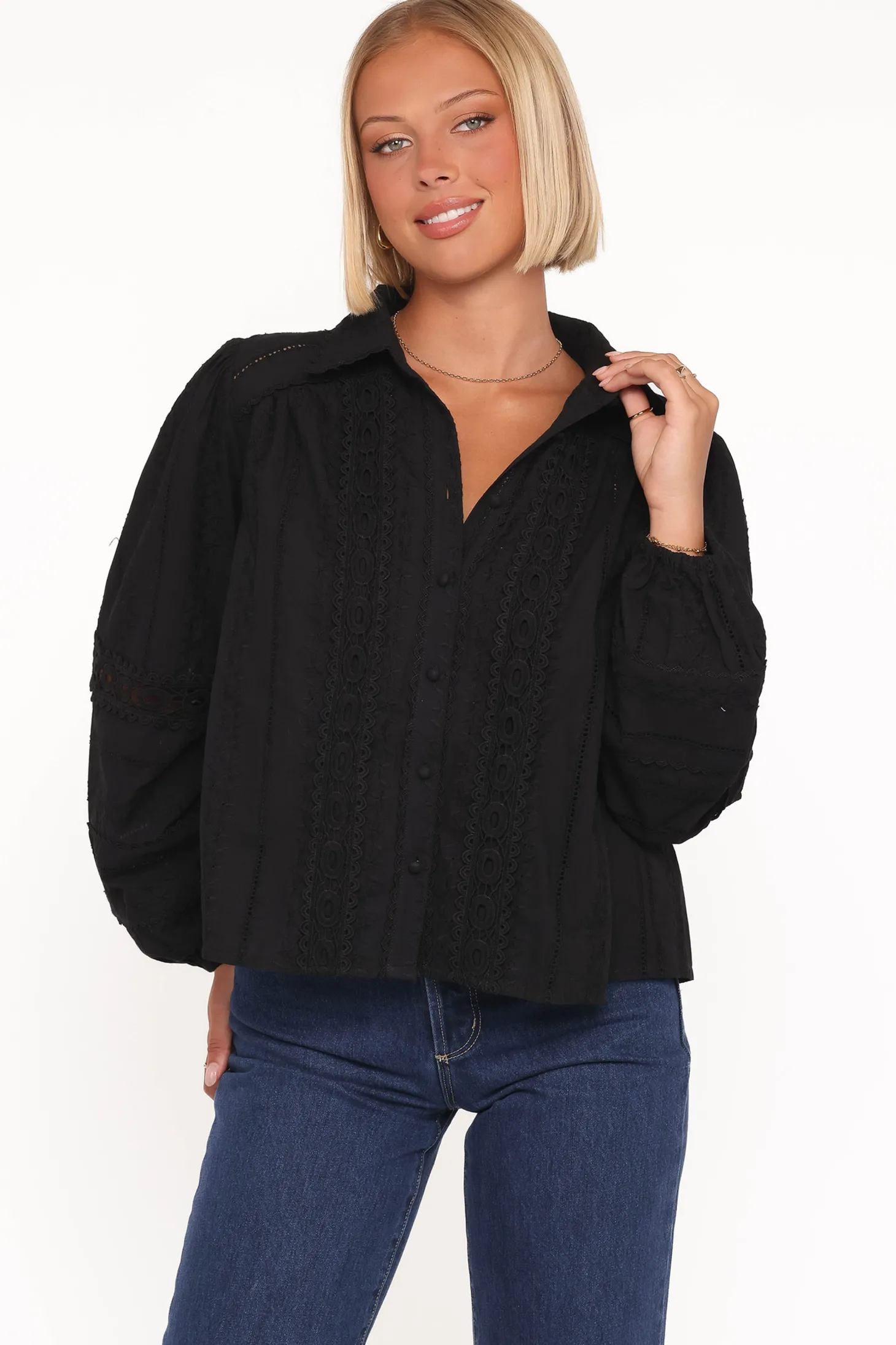 Catania Lace Inset Top