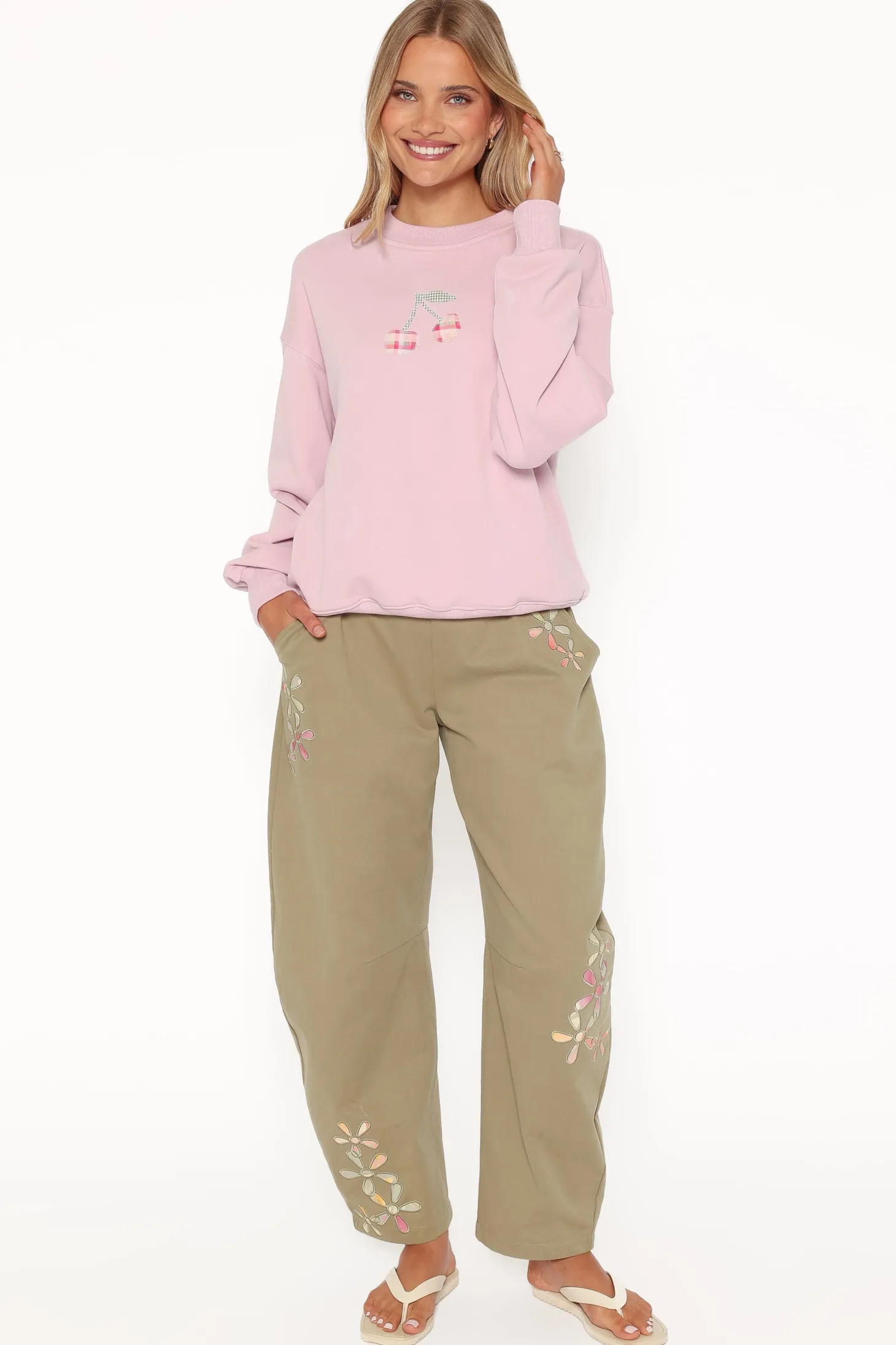 Cayley Patchwork Sweatshirt