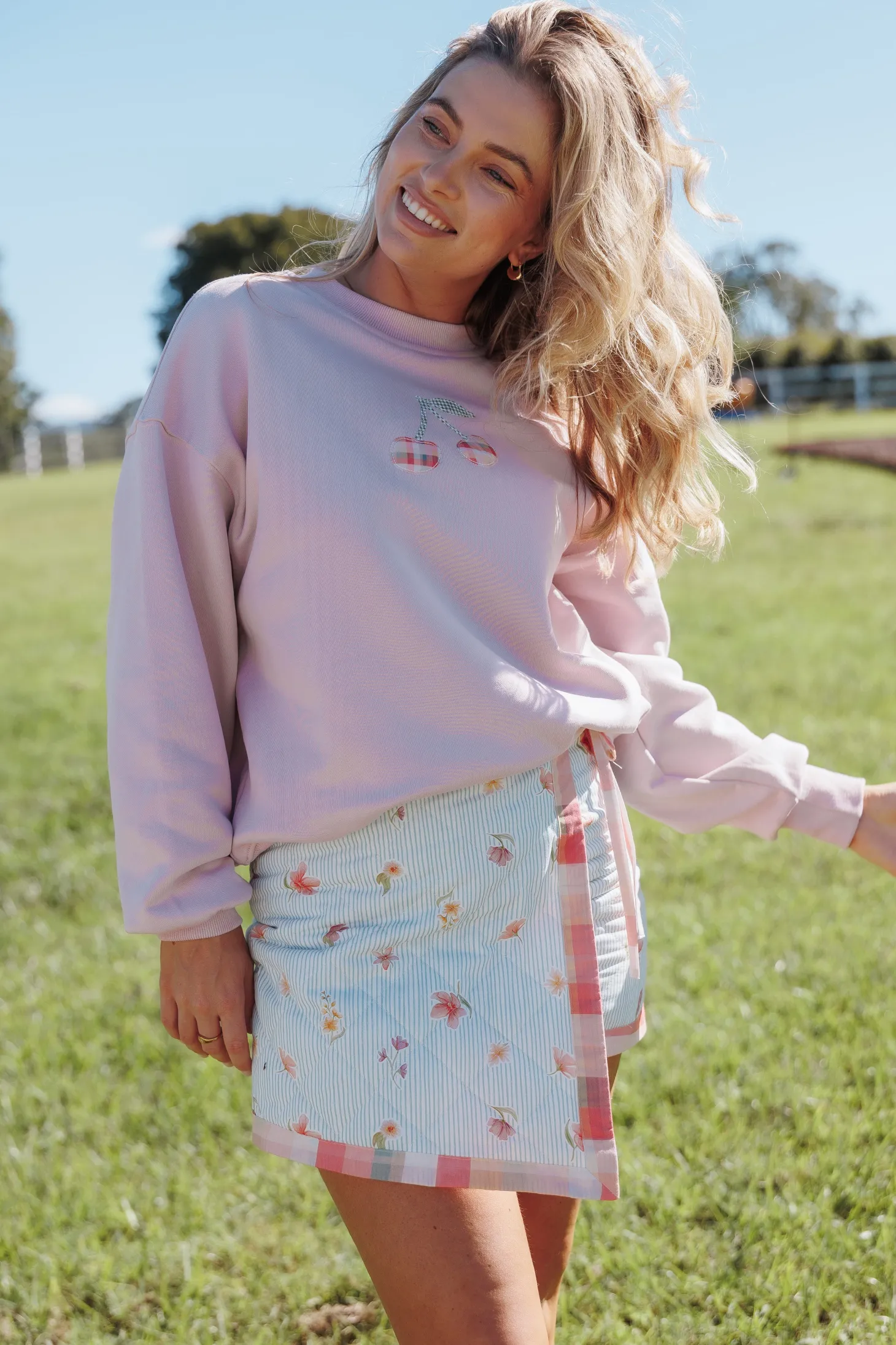 Cayley Patchwork Sweatshirt