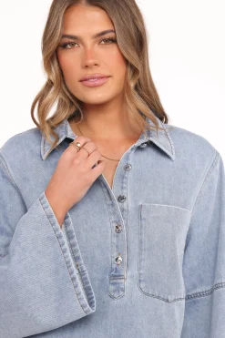 Celestia Denim Top