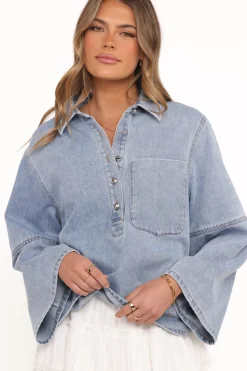 Celestia Denim Top